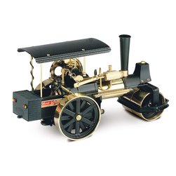 Wilesco D396 "Old Smoky" (noir/laiton) avec télécommande – Seitenansicht