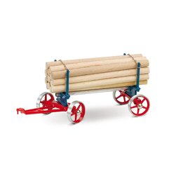 Wilesco A425 lumber truck (red/blue)