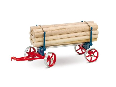 Wilesco A425 lumber truck (red/blue) - Detailbild