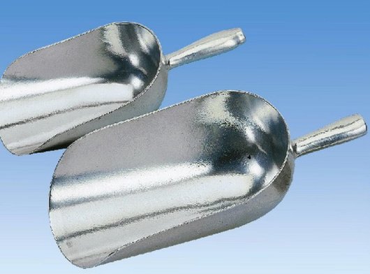 Mehlschaufel Wilesco® Futterschaufel 1,5kg Aluminiumschaufel mit Innengriff 