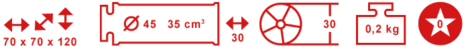 Wilesco D2 Dampfmaschine – Piktogramm