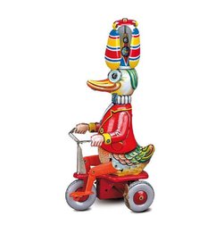 Canard sur un tricycle
