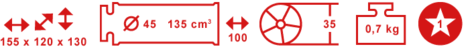 Wilesco Dampfmaschine D4 – Piktogramm