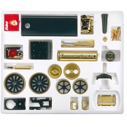 Wilesco D416 traction engine kit (black/brass)