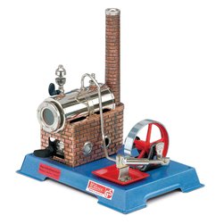 Wilesco D6 steam engine – Seitenansicht