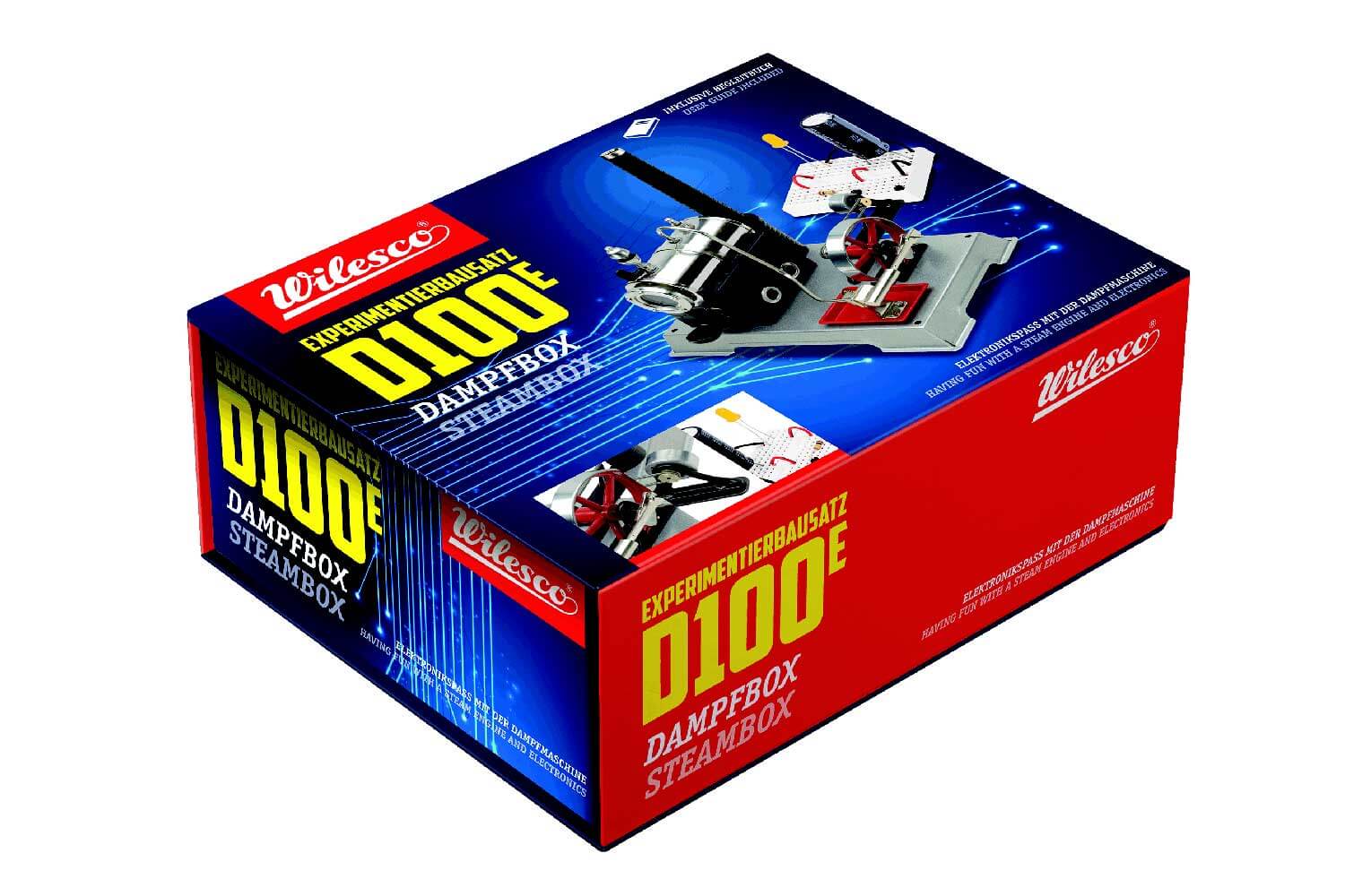 Machine à vapeur D100E – Verpackung