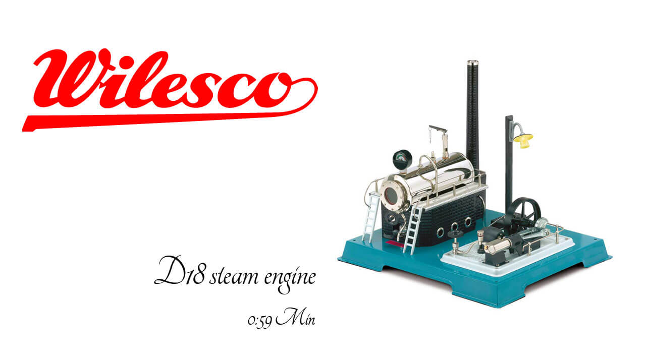 Shipped from USA Wilesco D 18 Live Steam Engine Toy 