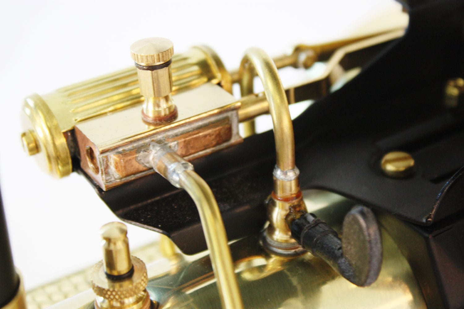 Wilesco D376 "Old Smoky" kit (noir/laiton) – Detailansicht 2