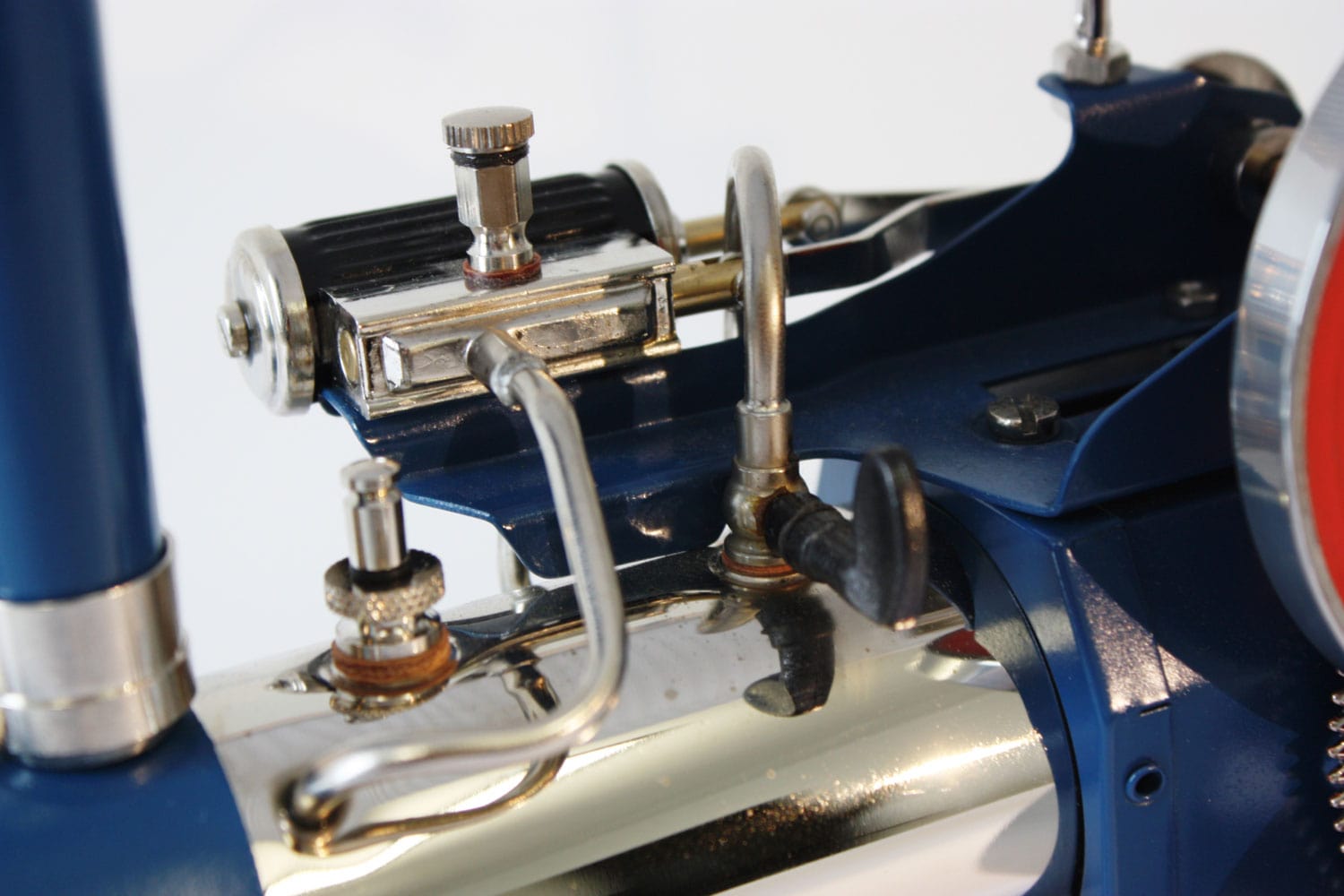 Wilesco Bausatz Dampftraktor Blau D415 - Detailbild